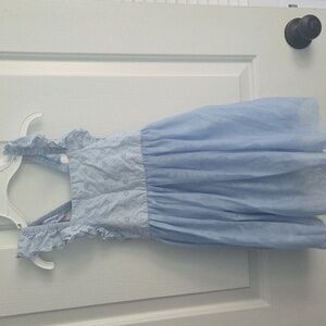 Cat & Jack Light Blue Ruffled Dress Sz 4/5